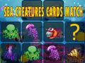 游戏Sea creatures cards match