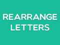 游戏Rearrange Letters