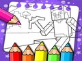 游戏Minecraft Coloring Book