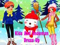 游戏Kids and Snowman Dress Up