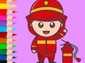 游戏Coloring Book: Fireman