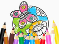 游戏Coloring Book: Butterfly With Flowe