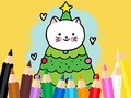 游戏Coloring Book: Cats And Christmas Tree