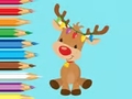 游戏Coloring Book: Cute Christmas Reindeer