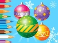游戏Coloring Book: Christmas Decorate Balls