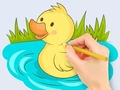游戏Coloring Book: Baby Duck Swim