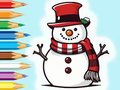 游戏Coloring Book: Snowman Family