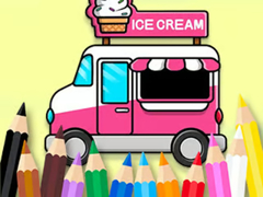 游戏Coloring Book: Ice Cream Car