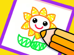 游戏Toddler Drawing: Beautiful Flower