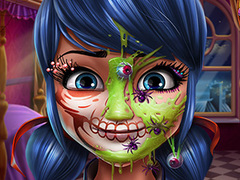 游戏Dotted Girl Halloween Makeup