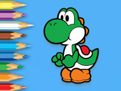 游戏Coloring Book: Yoshi Fishing Time