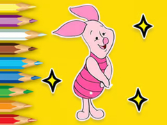 游戏Coloring Book: Piglet With Balloon