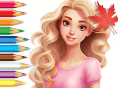 游戏Coloring Book: Barbie Autumn Tale