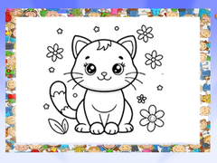 游戏Beautiful Cats Coloring Book