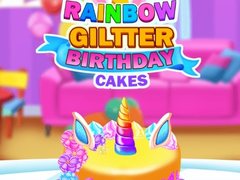 游戏Rainbow Glitter Birthday Cakes