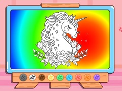 游戏Coloring Book: Glitter Unicorn