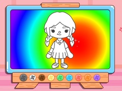 游戏Coloring Book: Toca Boca Girl