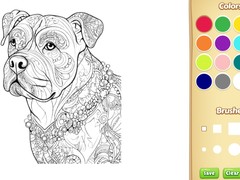 游戏Dog Coloring Book for Adults