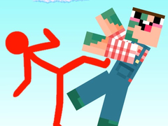 游戏Red Stickman vs Craftmans
