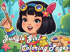 游戏Jungle Girl: Coloring Pages