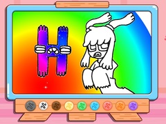 游戏Coloring Book: Alphabet Lore H