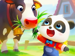 游戏Jigsaw Puzzle: Baby Panda Cow Ranch
