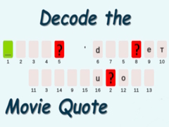 游戏Decode the Movie Quote