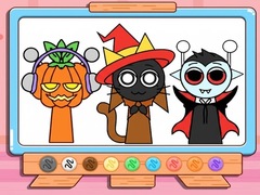 游戏Coloring Book: Incredibox Sprunki Halloween