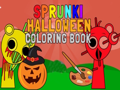 游戏Sprunki Halloween Coloring Book