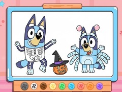 游戏Coloring Book: Bluey Halloween Costume