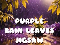 游戏Purple Rain Leaves Jigsaw