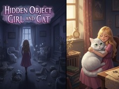 游戏Hidden Object - Girl and Cat