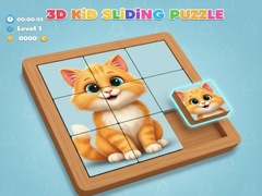 游戏3D Kid Sliding Puzzle