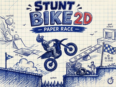 游戏Stunt Bike 2D Paper Race