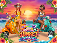 游戏Besties Sunset Scooter Rider