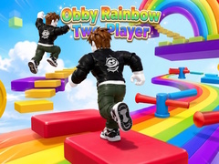 游戏Obby Rainbow Parkour Two Player