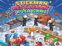 游戏Stickman Restaurant Rush Game