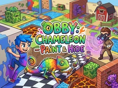 游戏Obby: Chameleon - Paint & Hide