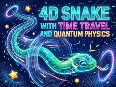 游戏4D Snake with Time travel and Quantum Physics
